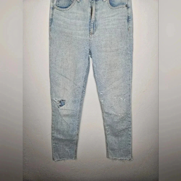 Rag and Bone Light‎ Wash High Rise Skinny Jean Raw Hem Size 23 - Picture 3 of 8